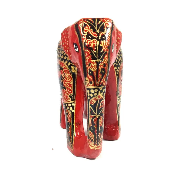 India_Meets_India_Papier_Mache_Elephant_Showpiece_4.5_*_4_*_3_inch_Handmade_Qty_3_|_Home_D_cor_|_Handmade_by_Awarded_Indian_Artisan