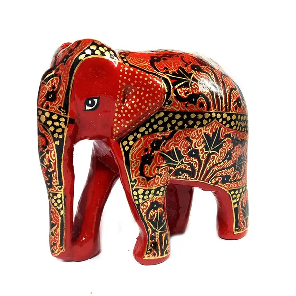 India_Meets_India_Papier_Mache_Elephant_Showpiece_4.5_*_4_*_3_inch_Handmade_Qty_3_|_Home_D_cor_|_Handmade_by_Awarded_Indian_Artisan