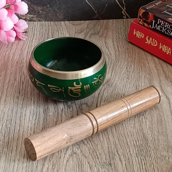 India_Meets_India_Singing_Bowl_Tibetan_Buddhist_Prayer_Instrument_with_Wooden_Stick_&_Cushion_for_Meditation,_Yoga