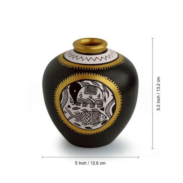 Terracotta_Decorative_Vase_Handpainted_Clay_Pot_5.2_inches