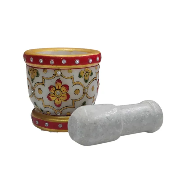 Meenakari_Marble_Mortar_and_Pestle_for_Spices_Small_3x3.5_Inch