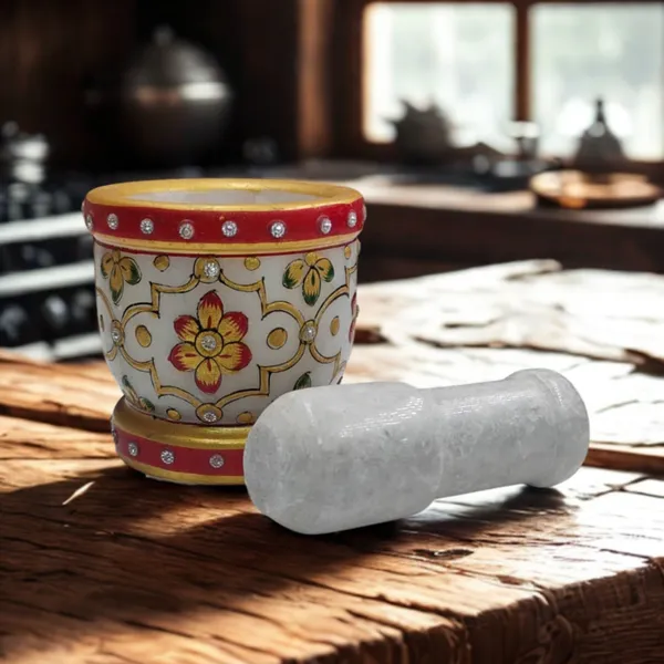 Meenakari_Marble_Mortar_and_Pestle_for_Spices_Small_3x3.5_Inch
