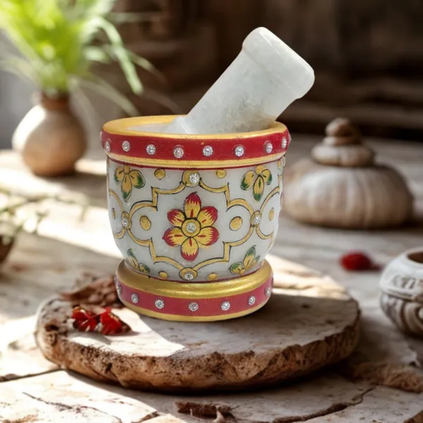 Meenakari_Marble_Mortar_and_Pestle_for_Spices_Small_3x3.5_Inch
