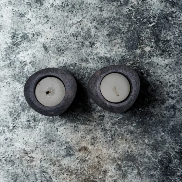 Set_of_2_Pebble_Tealight_Holder_Natural_Stone
