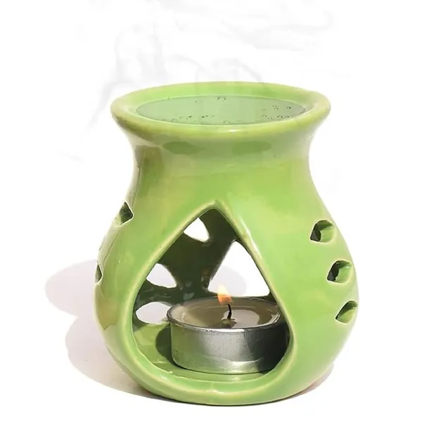 Pack_of_4_:_Ceramic_Clay_Candle_Operated_Aroma_Burner_Oil_Diffuser_Coming_with_Tea_Candle_and_10ml_Lavnder_aroma_oil