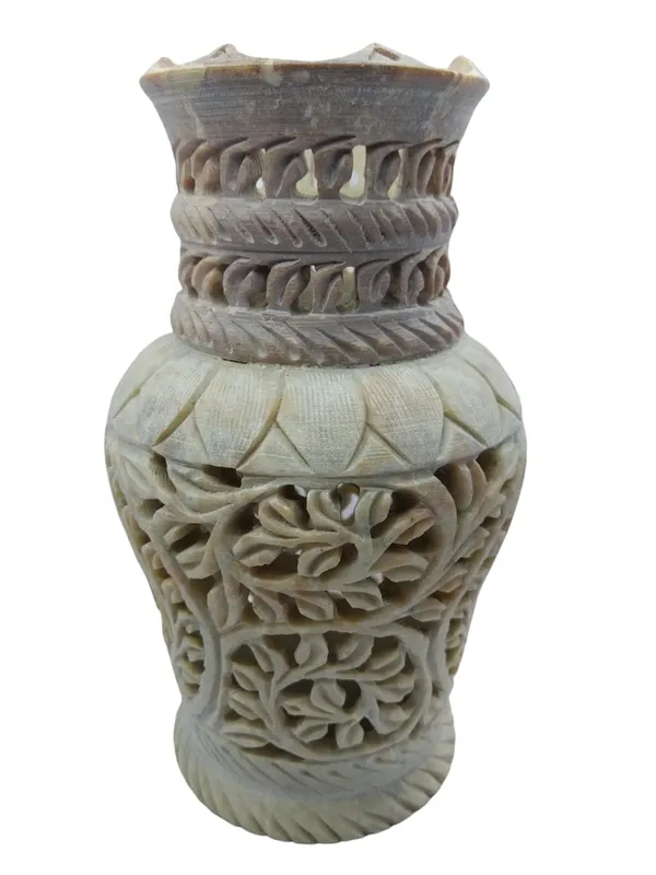 Soapstone_Vase_Hand_Carving_Decorative_Flower_Vase