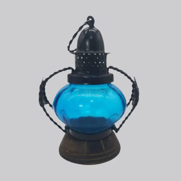 Green_Glass_Lamp_Lantern_Tea_Light_Holder_Decorative_Hanging_or_Table_Lamp