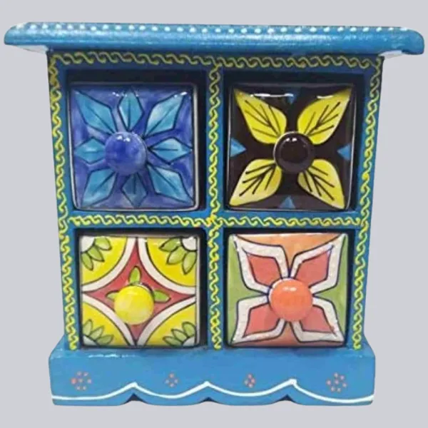 Blue_Wooden_and_Ceramic_Chest_Drawer_Set_of_4_Hand-painted_Drawers_Jewelry_Storage_Organiser_for_Chains_Rings_Nose_Pins_Hair_Pins_Necklaces