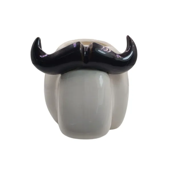 White_Bull_Shaped_Planter