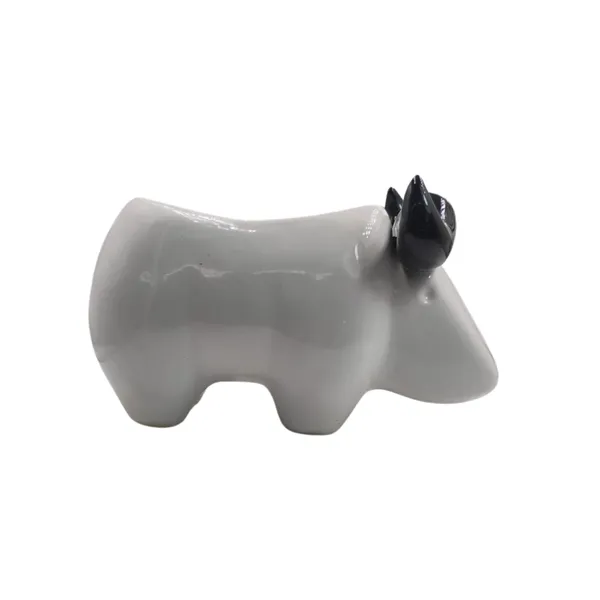 White_Bull_Shaped_Planter