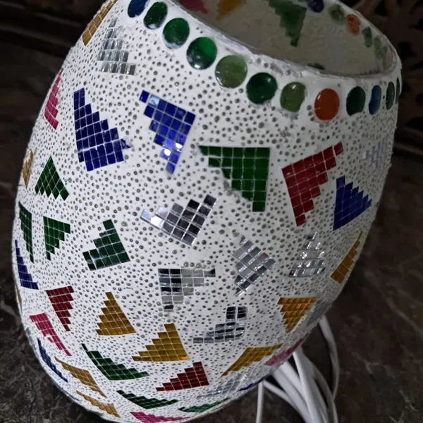 Handcrafted_Mosaic_Glass_Table_Lamp_?Multicolor_Dholak_Design_(8_Inch)