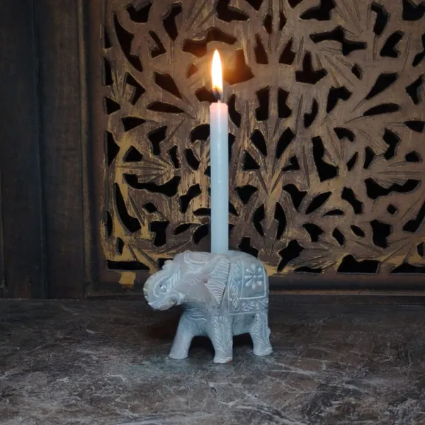 Hand_Carved_Soapstone_Elephant_Candle_Holders