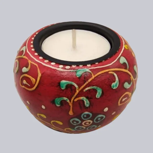 Red_And_Blue_Wooden_Tea_Light_Holder_Apple_Shape_Embossed_Hand_Painting_Decorative_Diya_For_Diwali_Wedding_Festival_Decoration_Gifting
