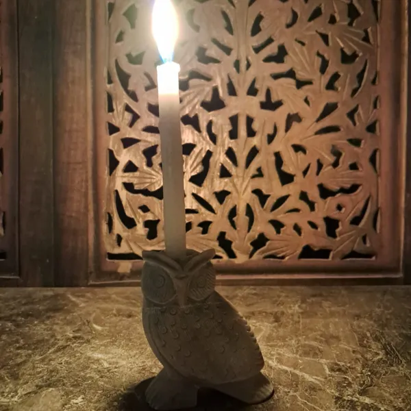 Hand_Carved_Soapstone_Owl_Candle_Holders_(Pair)