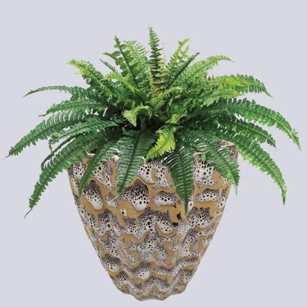 Cream_Ceramic_Flower_Pot_Designer_Planter_Flow_Design_Vase_Indoor_Outdoor_Planter_6_inch