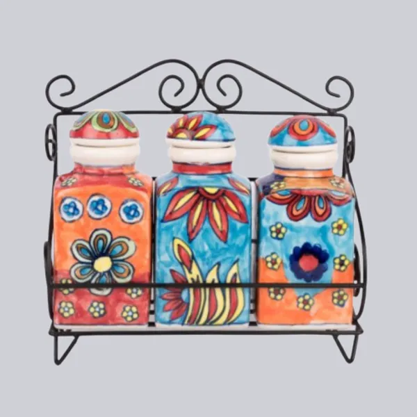 Multicolor_3_Jars_With_Stand_Hand_Painted_Jars_Vaccum_Closure_for_Sugar_Spices_Tea_Coffee_Storage_Kitchen_Organiser