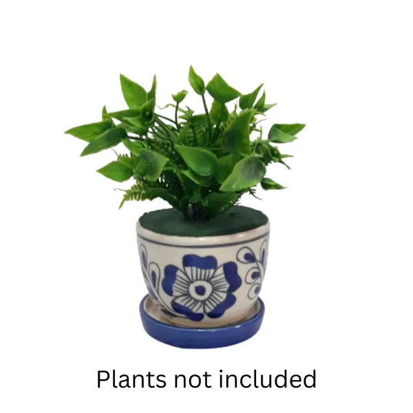 Blue_Ceramic_Cup_Plate_Planter_Without_Flower_Decorative_Planter_for_Home_D_cor/Living_Room/Office/Dining_Area_and_Windowsill,_3_x_4_inches