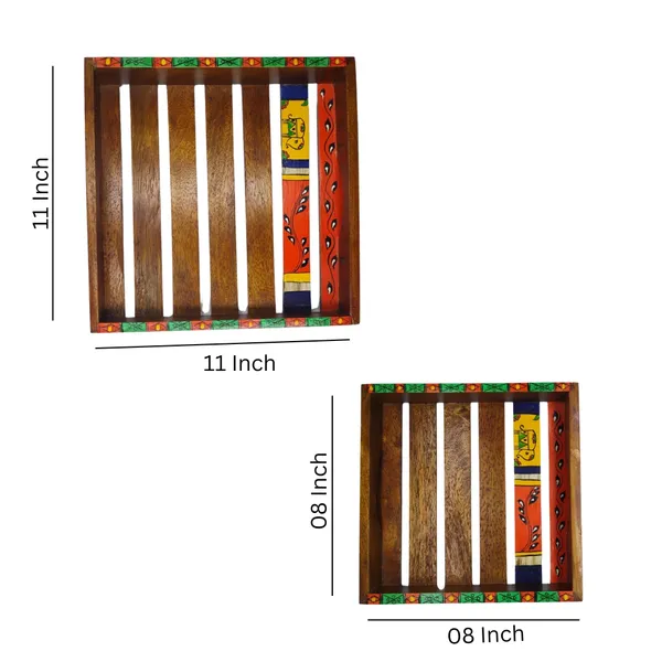 Acacia_Wooden_Serving_Tray_Coffee_Tea_Tray_Set_of_2_Hand_Painted_Decorative_Tray_Strong_Handle_Serveware_Square_Tray_Set