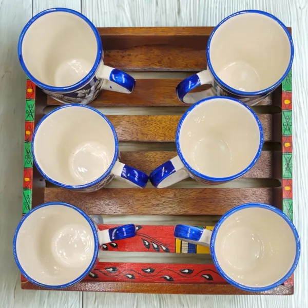 Acacia_Wooden_Serving_Tray_Coffee_Tea_Tray_Set_of_2_Hand_Painted_Decorative_Tray_Strong_Handle_Serveware_Square_Tray_Set