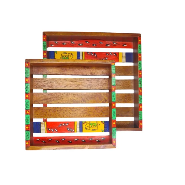 Acacia_Wooden_Serving_Tray_Coffee_Tea_Tray_Set_of_2_Hand_Painted_Decorative_Tray_Strong_Handle_Serveware_Square_Tray_Set