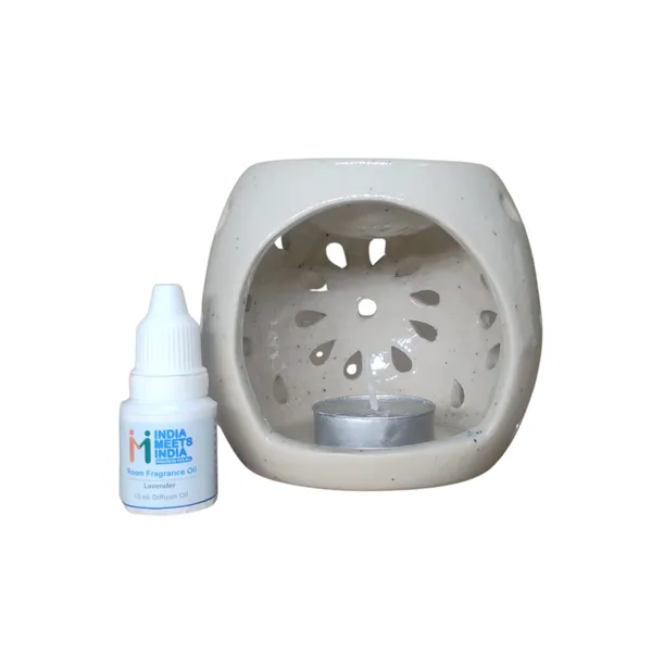 Ceramic_Aroma_Oil_Burner_with_Lavender_Fragrance_Oil_&_Tealight_Candle