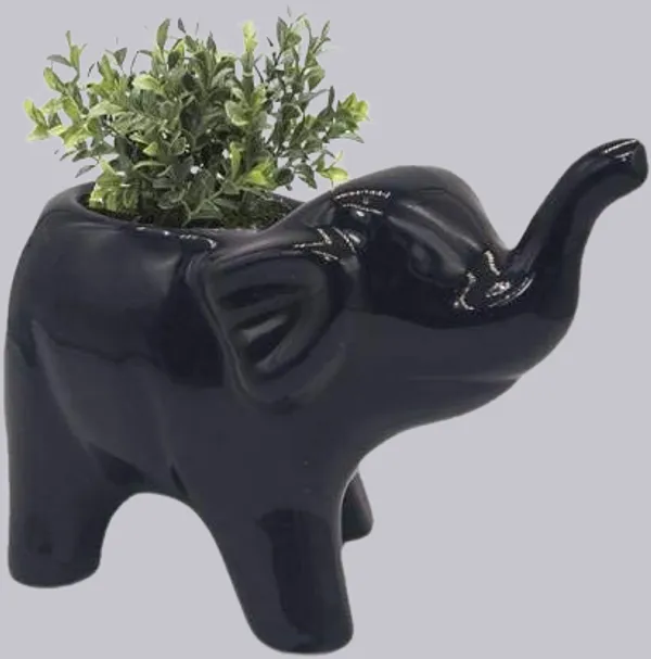 Elephant_Shaped_Ceramic_Planter_Flower_Pot_Indoor_Outdoor_Planter_4_Inch_Handicraft_by_Awarded__n_Artisan_(Red)