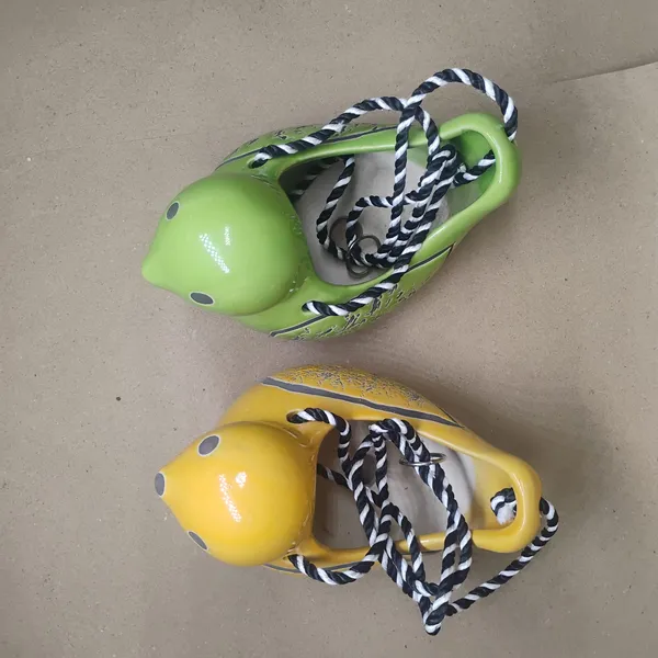 Set_of_2_Sparrow_Duo_Hanging_Planters__(Yellow_&_Green)
