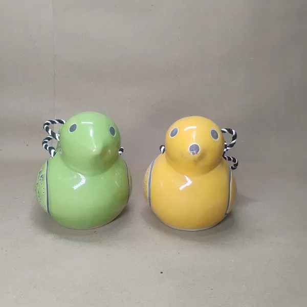 Set_of_2_Sparrow_Duo_Hanging_Planters__(Yellow_&_Green)