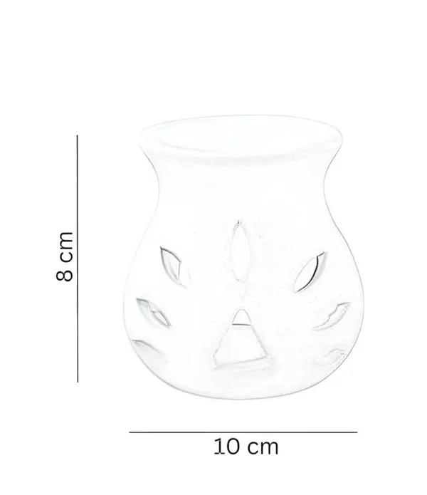 Ceramic_Tealight_Aroma_Diffusers_[Off-White]_Set_of_2,_Decorative_Tealight_Holder_for_Home_D_cor/Office,_Best_Used_for_Meditation/Yoga/Peace_w/Lavender_Fragrance_Oil_and_2_Tea_Lights,_3.5_x_3_INCH