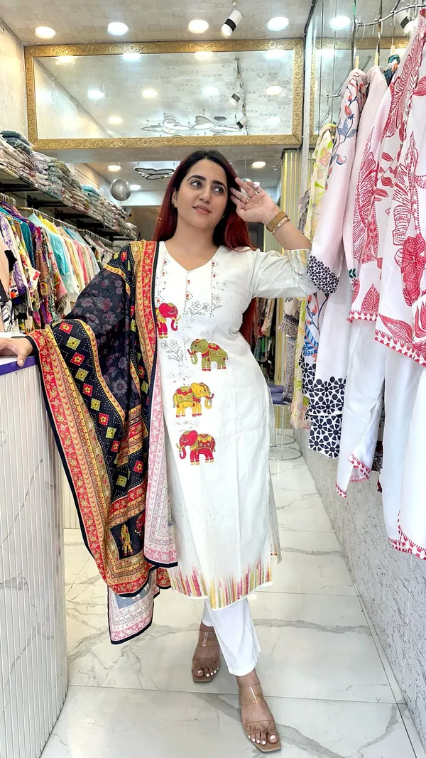 Multicolor_Khadi_Printed_Western_Wear_Suit_With_Dupatta_For_Women