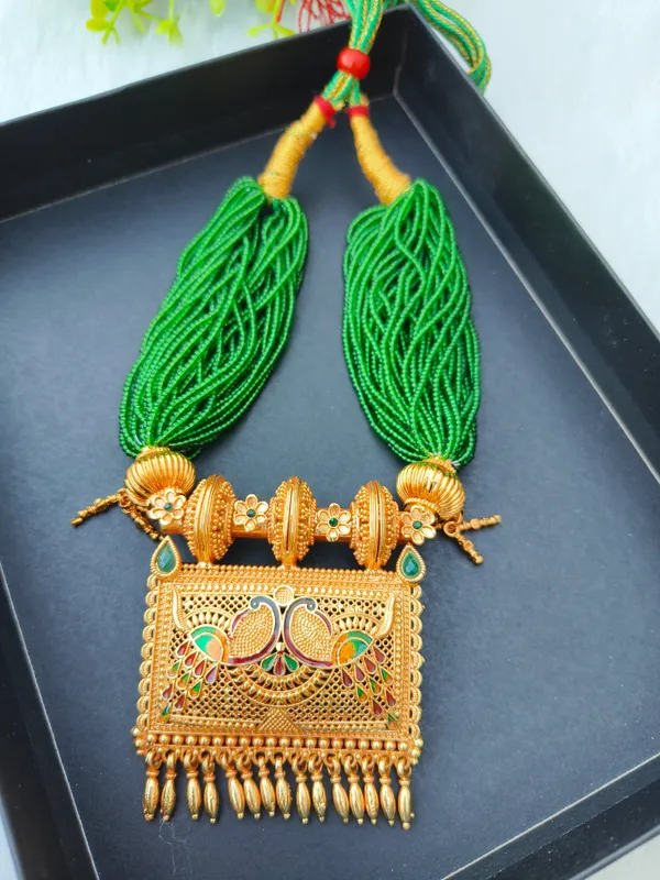 Green_Mor_Design_Tewta_Or_Haryanvi_Necklace__For_Women