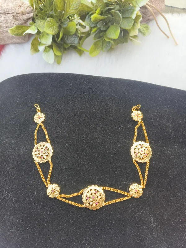Gold-Plated_American_Diamond-Studded_Matha_Patti_For_Women