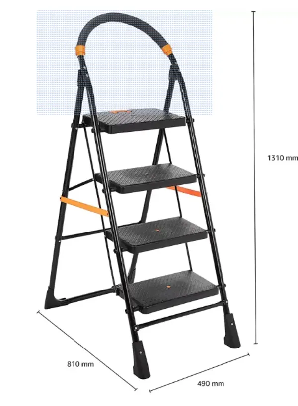 Black_4_Step_Heavy_Duty_Steel_Ladder_For_Home_&_Office