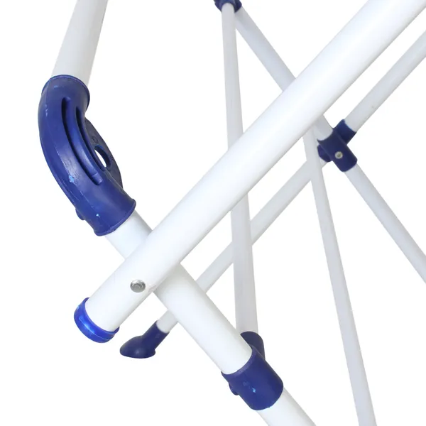 White_Sumo_White_Powder_Coated_Ms_Pipe_And_Unbreakable_Plastic_Joints_Extra_Large_Easy_To_Assemble_Foldable_Cloth_Drying_Stand