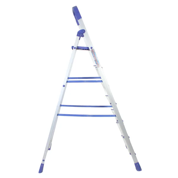 Silver_6Step_Foldable_Aluminum_Ladder_For_Home_AntiSkid_Shoes_&_Edge_Guards_SureHinge_Technology_Compact_&_Durable
