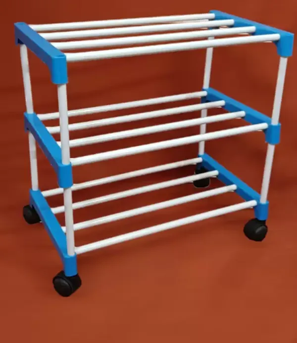 Blue_Adjustable_3_Tier_Shoe_Rack_Durable_Plastic_&_Metal_Stand_For_Shoes_Bags_Toys_&_More_Easy_Assembly_Spacesaving_Design