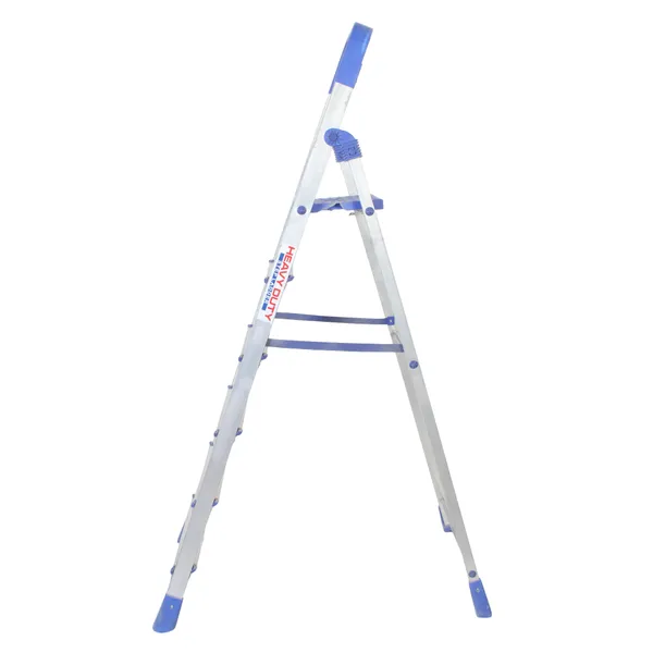 Silver_6_Step_Foldable_Aluminum_Ladder_For_Home_Antiskid_Shoes_&_Edge_Guards_Surehinge_Technology_Compact_&_Durable_Easy_Storage
