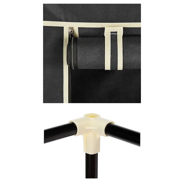 Black_3Door_Wardrobe_Foldable_Collapsible_Portable_Closet_For_Clothes_Almira_1_Hanging_Space_10_Shelves_Nonwoven_Fabric162_Cm_44_Cm_138_Cm