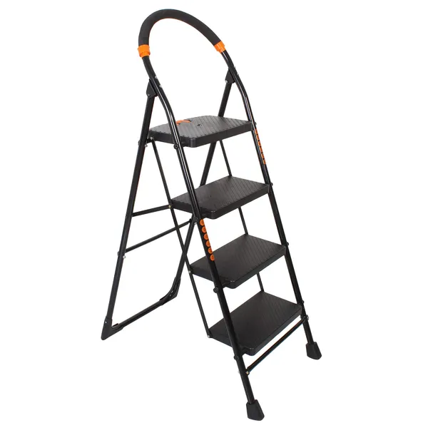 Black_4_Step_Heavy_Duty_Steel_Ladder_For_Home_&_Office