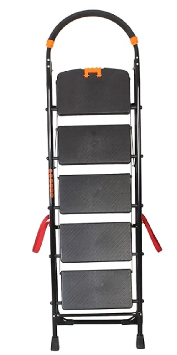 Black_Nishika_6_Step_Heavy_Duty_Steel_Ladder_For_Home_&_Office