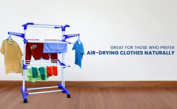 White_Premium_Clothes_Stand_For_Drying_With_Wheels_Portable_2__Layer_Rack_For_Balcony_Foldable_Wings_14_Hanger_Rods_Anti_Rust_Steel_Metal
