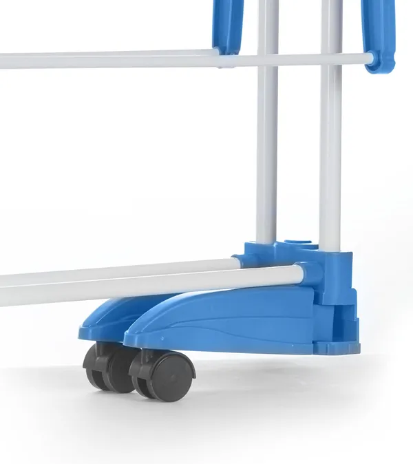 Blue_2_Pole_3__Layer_Cloth_Drying_Rack_With_Wheels_Prince_Jumbo_2_Pole_3__Layer_Cloth_Drying_Stand_Prince_Jumbo_3_Layer_Clothes_Rack_Hanger_With_Wheels
