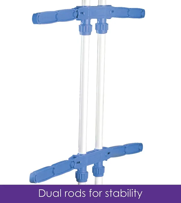 Blue_2_Pole_3__Layer_Cloth_Drying_Rack_With_Wheels_Prince_Jumbo_2_Pole_3__Layer_Cloth_Drying_Stand_Prince_Jumbo_3_Layer_Clothes_Rack_Hanger_With_Wheels