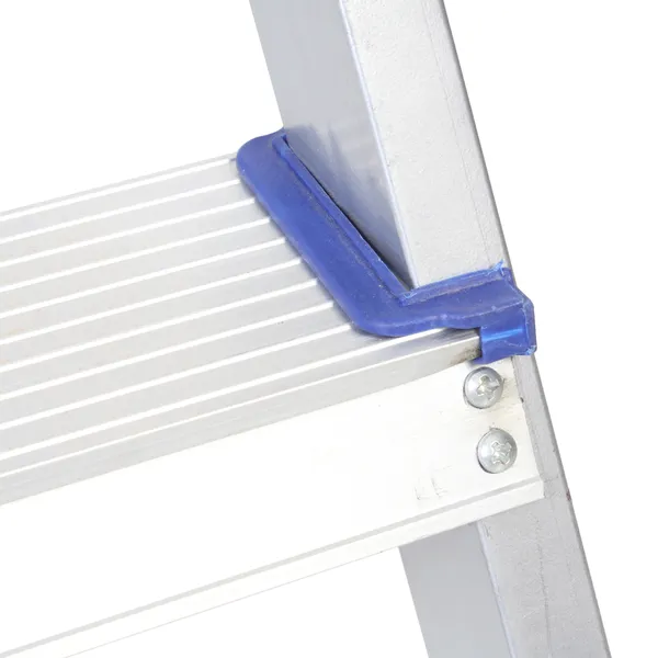 Silver_Nishika_Pro_5_Step_Aluminum_Ladder_Foldable_Antiskid_With_Edge_Guards_&_Surehinge_Technology_Lightweight_Durable_Home_Ladder