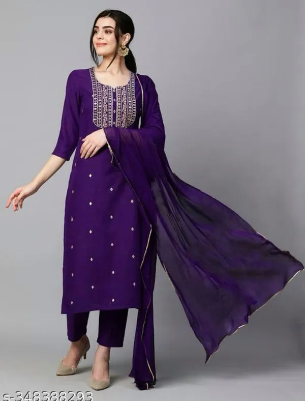 Dark_Blue_Cotton_Embroidered_Straight_Kurta_,_Salwar_&_Dupatta_Set_Set_For_Women
