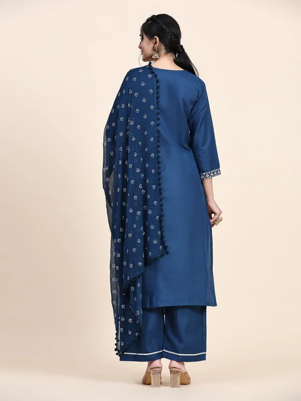 Blue_Cotton_Blend_Embroidered_Straight_Kurta_,_Palazzo_&_Dupatta_Set_Set_For_Women