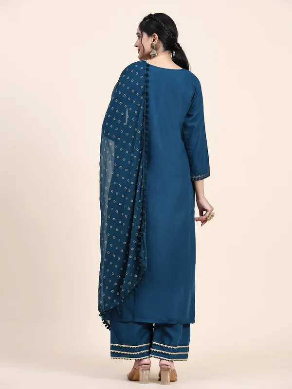 Blue_Cotton_Blend_Embroidered_Straight_Kurta_,_Palazzo_&_Dupatta_Set_For_Women