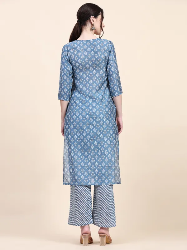 Blue_Cotton_Blend_Printed_Straight_Kurta_,_Trouser_&_Dupatta_Set_Set_For_Women