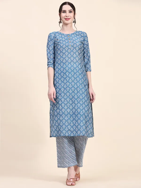 Blue_Cotton_Blend_Printed_Straight_Kurta_,_Trouser_&_Dupatta_Set_Set_For_Women