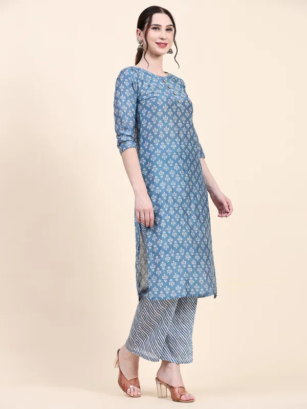 Blue_Cotton_Blend_Printed_Straight_Kurta_,_Trouser_&_Dupatta_Set_Set_For_Women